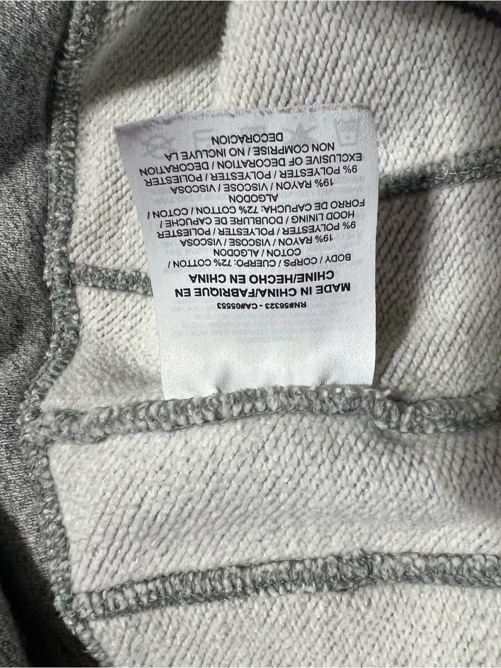 Jordan Heather Gray Zip Hoodie with Black Jumpman